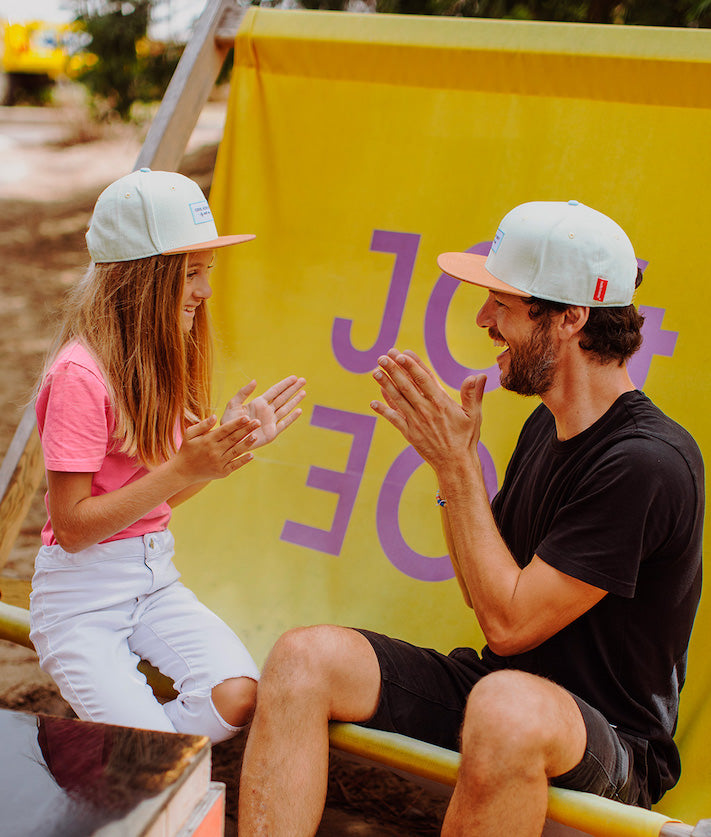 Casquette Enfants Mini Pistache, visière plate, 100% coton biologique, certifiée Oeko-Tex, dès 9 mois, Cool Kids Only !