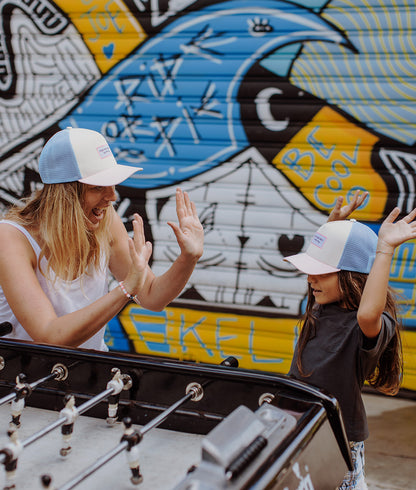 Casquette Parents-Enfants Mini Lollipop, style Trucker, matchy-matchy, éco-responsable, dès 9 mois, Cool Kids Only !