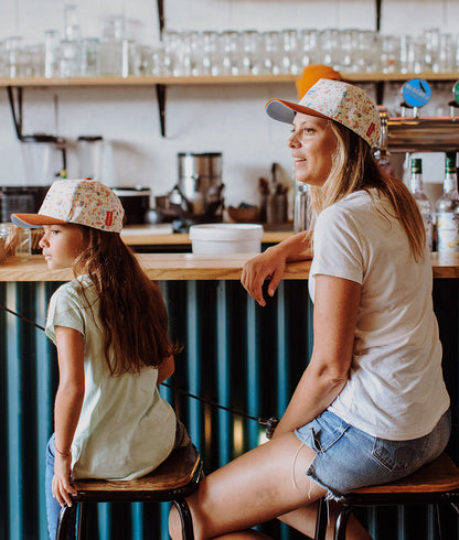 Casquette Parents-Enfant Dried Flowers, visière courbée, matchy-matchy, éco-responsable, dès 9 mois, Cool Kids Only !