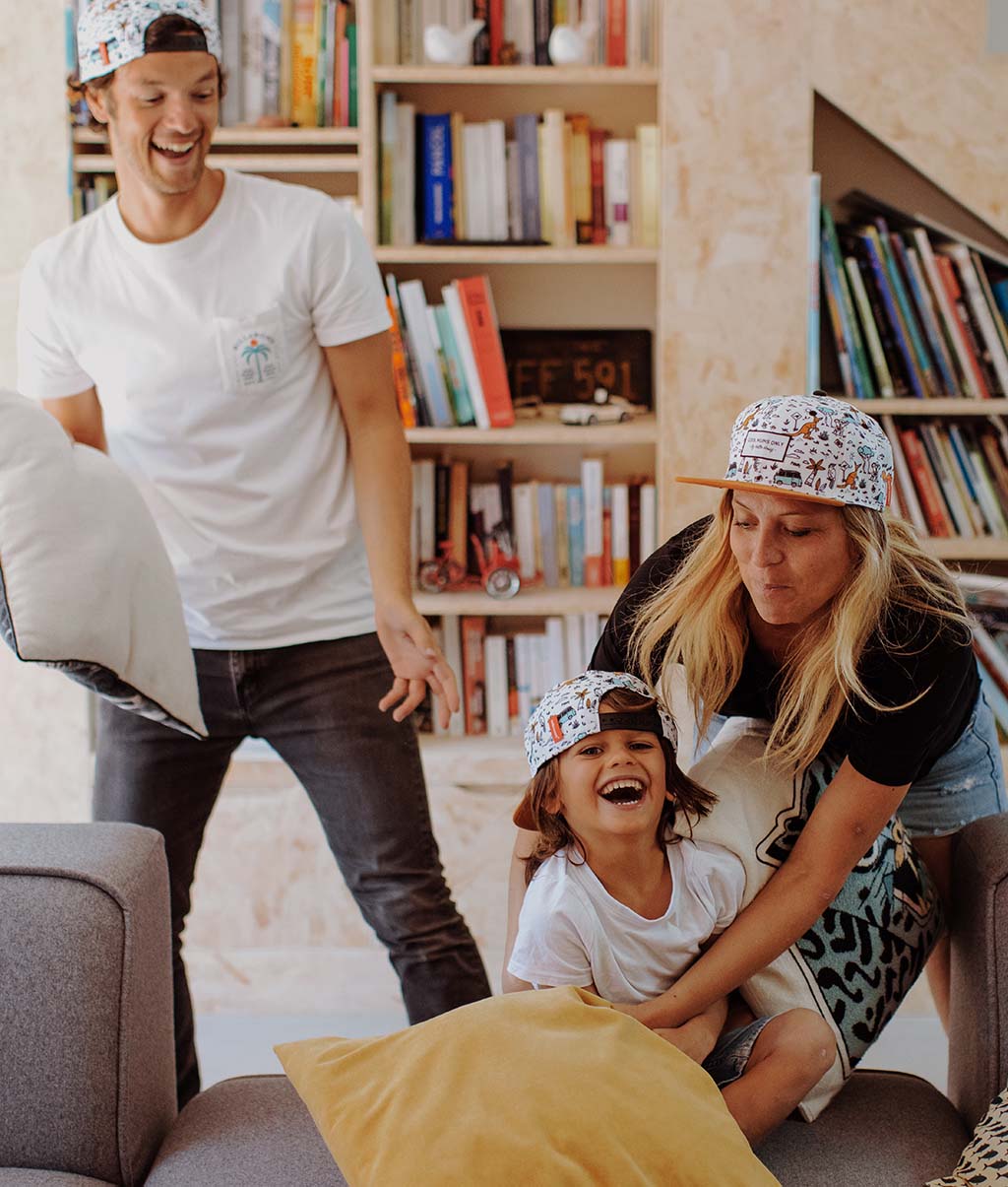 Casquette Parents-Enfants Aussie, visière plate, matchy-matchy, éco-responsable, dès 9 mois, Cool Kids Only !