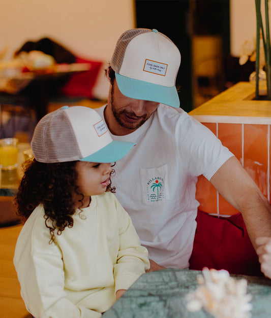 Casquette Parents-Enfants Mini Smooth, style Trucker, matchy-matchy, éco-responsable, dès 9 mois, Cool Kids Only !