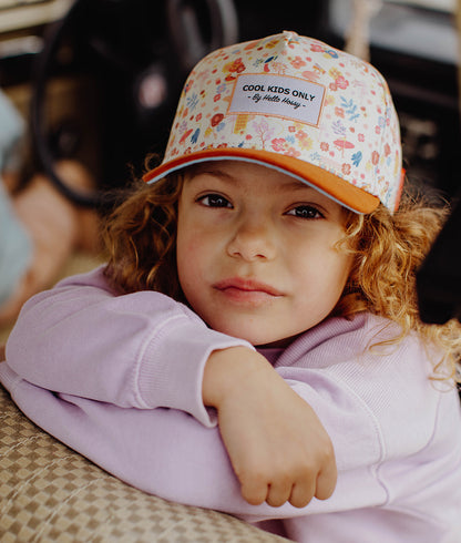 Casquette Enfants Dried Flowers, visière courbée, éco-responsable, certifiée Oeko-Tex, dès 9 mois, Cool Kids Only !