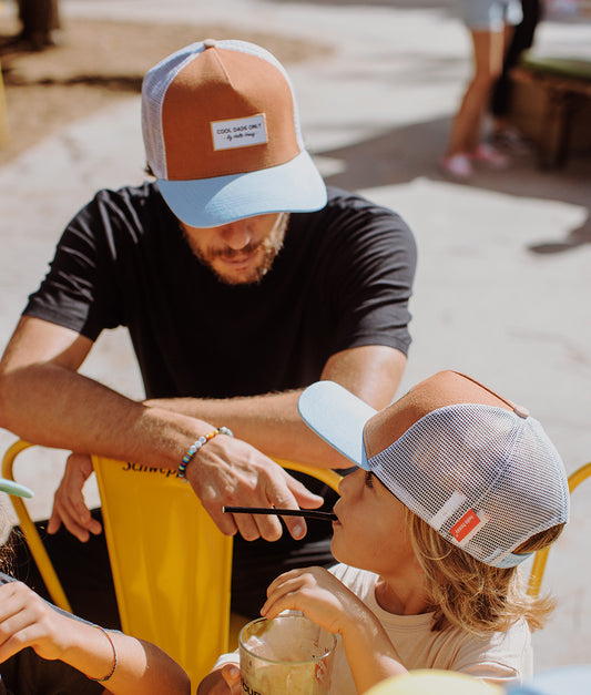 Casquette Parents-Enfants Mini Lake, style Trucker, matchy-matchy, éco-responsable, dès 9 mois, Cool Kids Only !