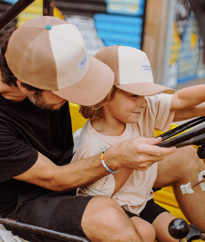 Casquette Parents-Enfants Mini Iced Coffee, style Trucker, matchy-matchy, éco-responsable, dès 9 mois, Cool Kids Only !