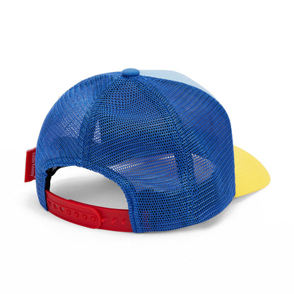 Casquette Enfants Mini Blue Lemon, style Trucker, éco-responsable, certifiée Oeko-Tex, dès 9 mois, Cool Kids Only !