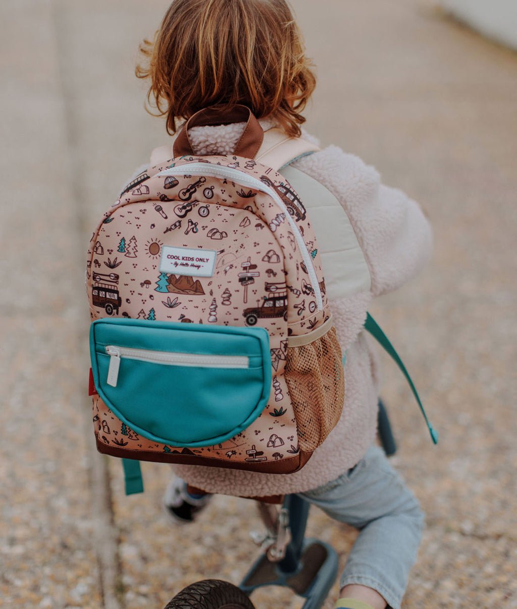 Schooltas Kinderen Road Trip, eco-verantwoord, vanaf 2 jaar, Cool Kids Only !