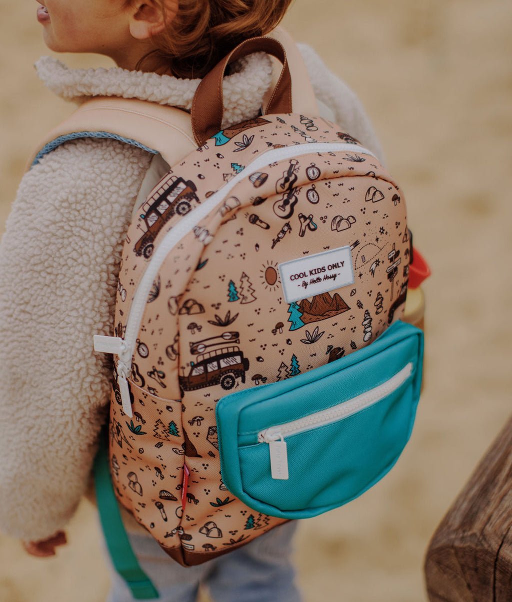 Schooltas Kinderen Road Trip, eco-verantwoord, vanaf 2 jaar, Cool Kids Only !